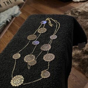 Gold Floral Necklace